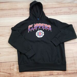 Los Angeles Clippers Sweater Mens Extra Large Black Red NBA Basketball UNK Adult